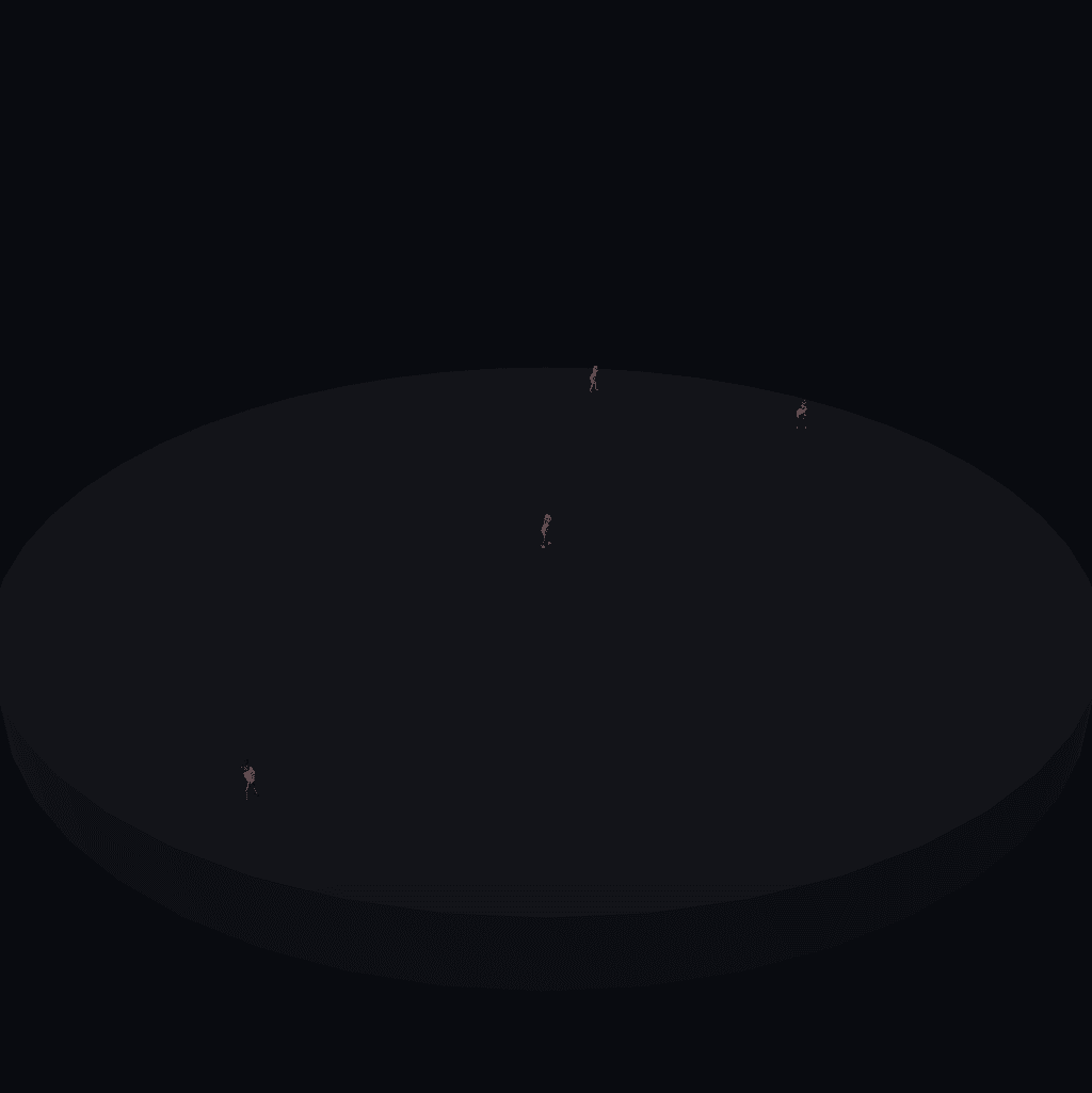 Recorded four-agent DeepSeek world with a bare island after the group writes its charter