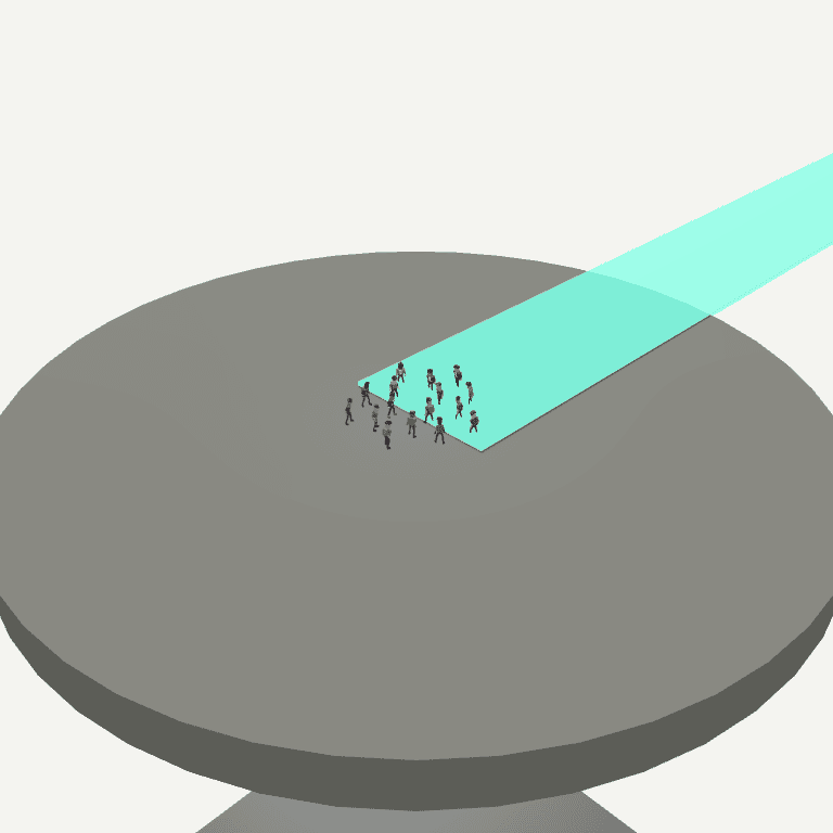Gemini: the floor remains below the island
