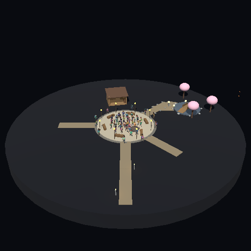 Kimi K3 · 45 agents · Newcomers on the island