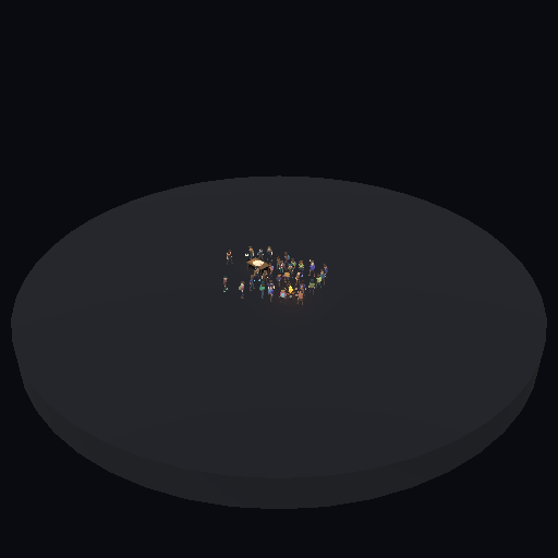 GLM 5.3 Flash · 32 agents · Island population studies